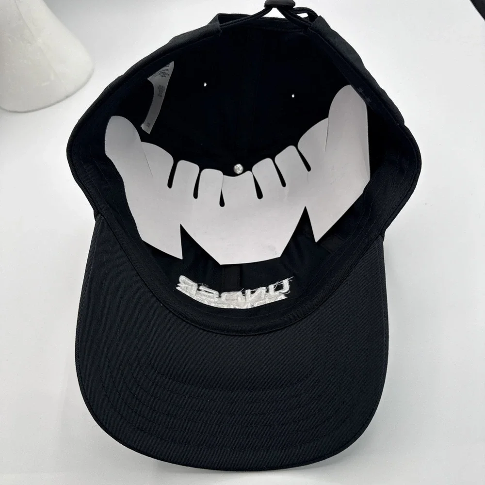 Under Armour Chino Hat Cap Black White Pink  Adjustable ‎ Strapback NWT